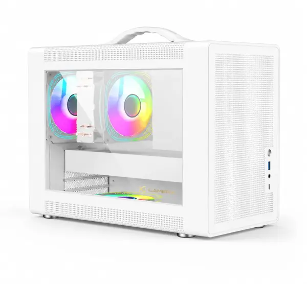 LC-Power Gaming MB Amplified_- M-ATX gaming case- WHITE image 0
