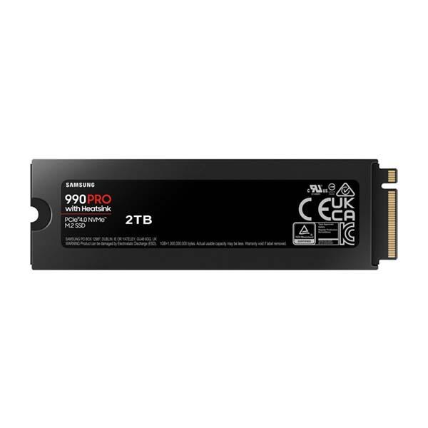 Samsung 990 PRO NVMe M.2 SSD 2TB With Heatsink image 1