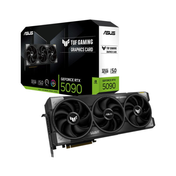 ASUS TUF Gaming NVIDIA GeForce RTX 5090 32GB GDDR7 DLSS 4 Graphics Card - Black image 1