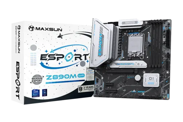  MS-eSport Z890M WIFI  Intel Core Ultra  DDR5 Motherboard - Black image 4