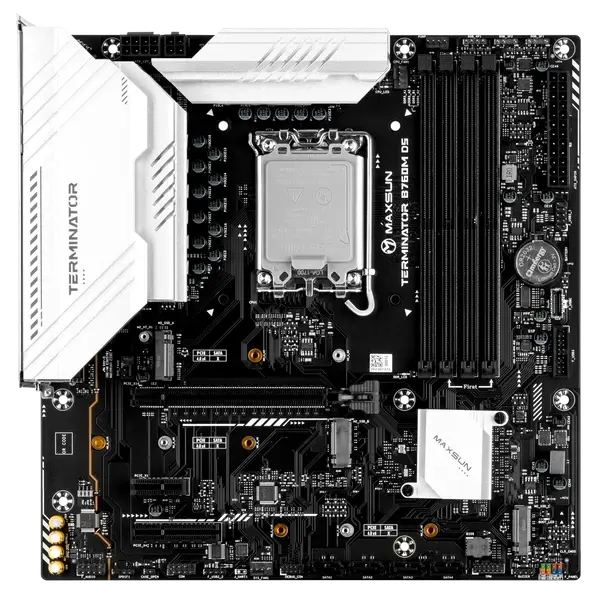 MS-Terminator B760M D5 WIFI 6E V2 Intel Core  DDR5 Motherboard - Black image 0
