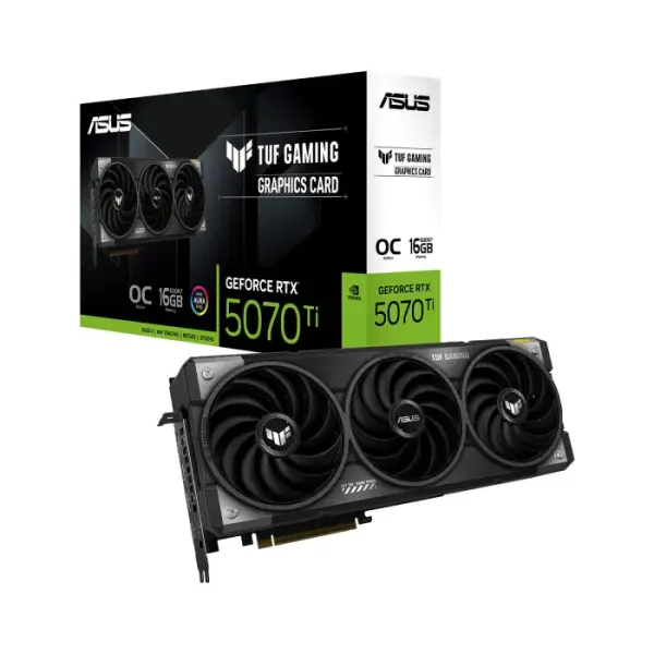 ASUS TUF Gaming GeForce RTX 5070 Ti 16GB GDDR7 OC Edition VGA Graphic Card image 1