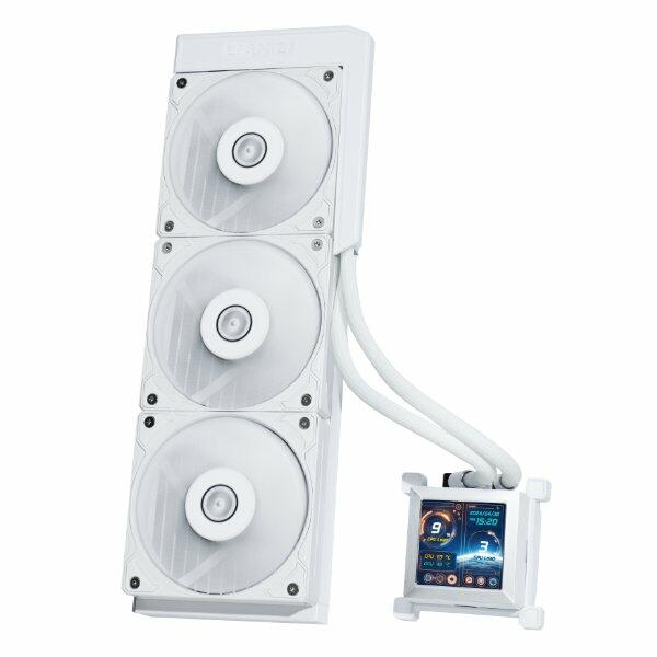 LIAN LI Hydro-Shift LCD 360mm RGB Liquid CPU Cooler - White image 3