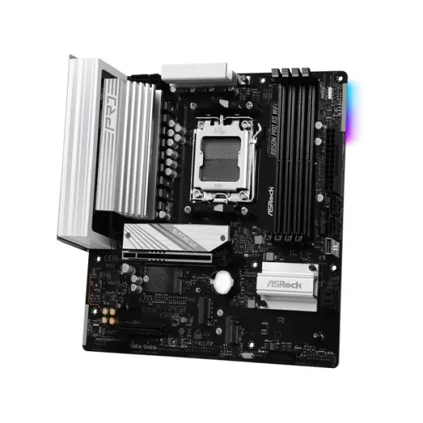 Asrock Pro Series B850M Pro RS Wifi PCIe 5.0 Gaming MotherBoard image 3
