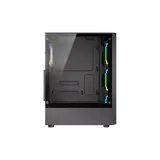 Twisted Minds PHANTOM Gaming Case Mid Tower - Black  (4 ARGB Fans Included) TM-PHANTOM-B image 1