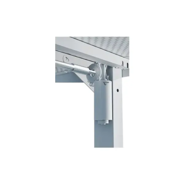 Twisted Minds Paradox Adjustable Gaming Desk, 120x60 cm, with Cup Shelf, Headphone Hook, Mousepad-WHITE image 2