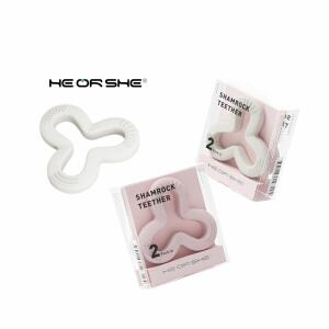 Shamrock teethed pink image 0
