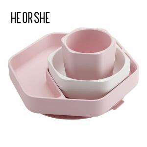 Toddler feeding set pink image 0