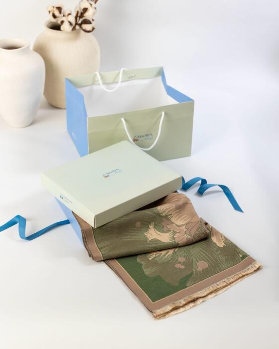 شال أخضر فاتح image 6