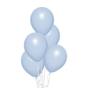 Latex Balloon 12 inch BabyBlue-من غير هيليوم image 0