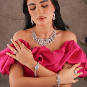 Necklace Set - Silver White - 0 image 0