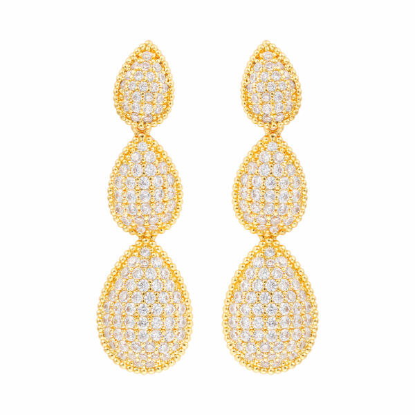 Earrings - Gold White - 0 image 1