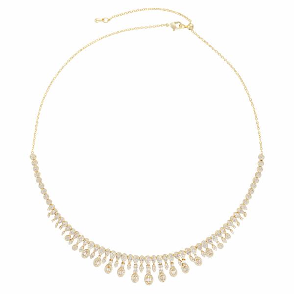 Choker Necklace - Gold White - 0 image 0
