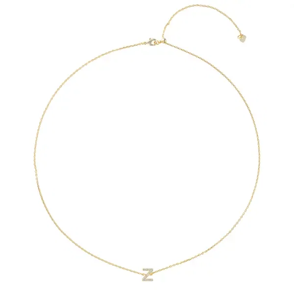 Women's Personalized Initial Letter Necklace image 2