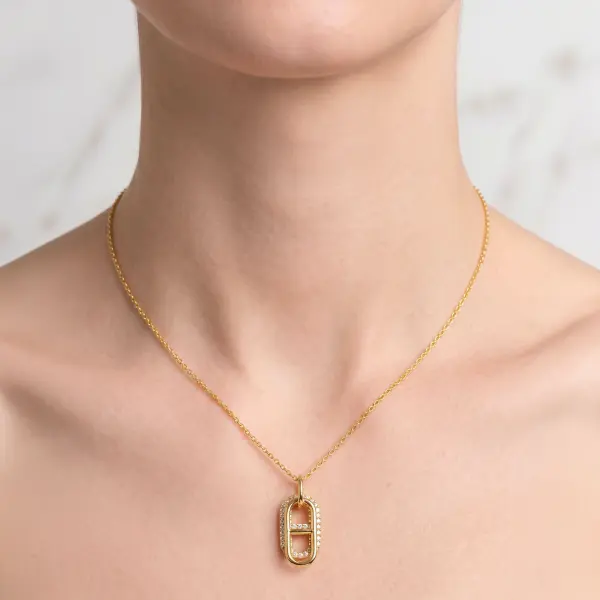 عقد - ذهبي ابيض - 0 image 0