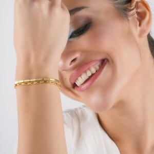 Bracelet - Gold White - 0 image 1