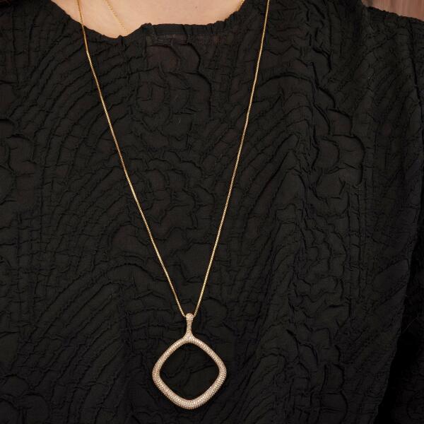 Necklace - Gold White - 0 image 0