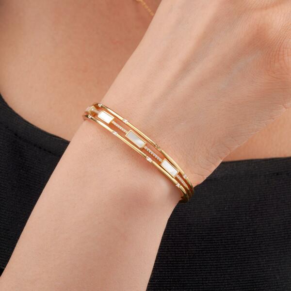Bangle - OffWhite Gold - 0 image 0
