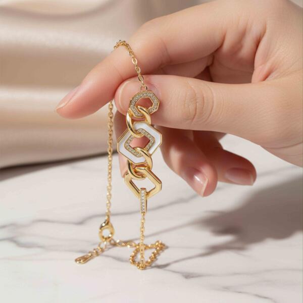Bracelet - OffWhite Gold - 0 image 0