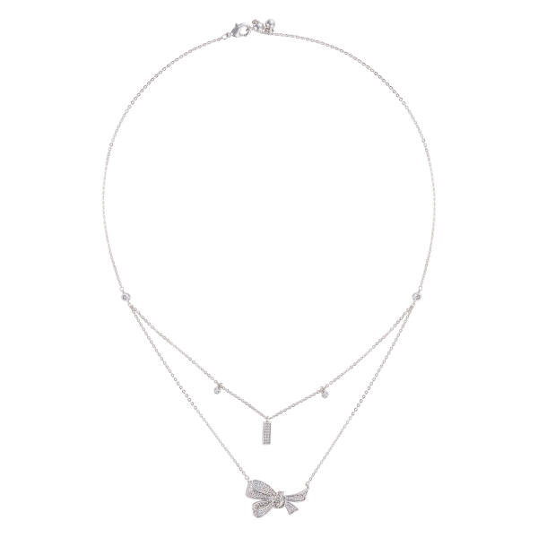 Choker Necklace - Silver White - 0 image 0