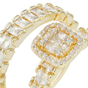 Gold Toned Radiant Twins image 1
