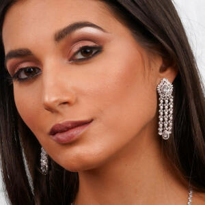حلق طويل مع حجر image 0