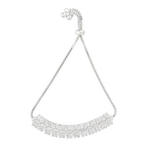 Silver Toned Crystal Accessories Set image 2
