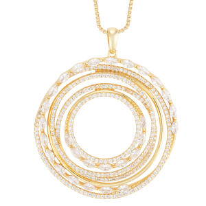 Necklace - Gold White - 0 image 2