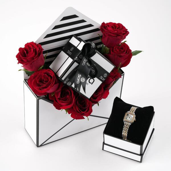 Sara Gift Set-فضي-نحاسي image 0