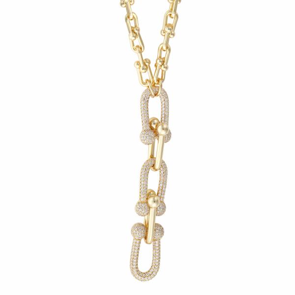 Necklace - Gold White - 0 image 2