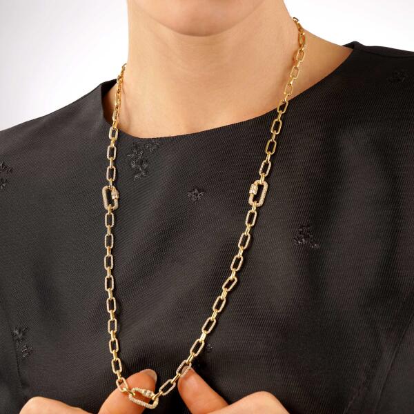 Necklace - Gold White - 0 image 0