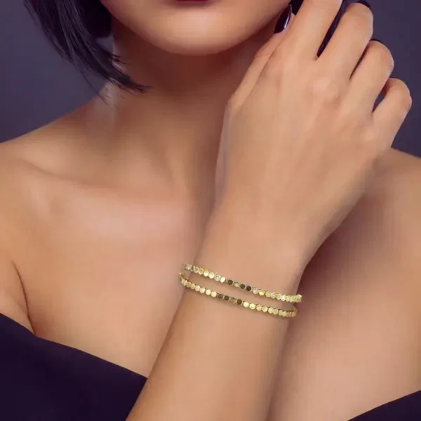 اسوارة - ذهبي ابيض - 0 image 0
