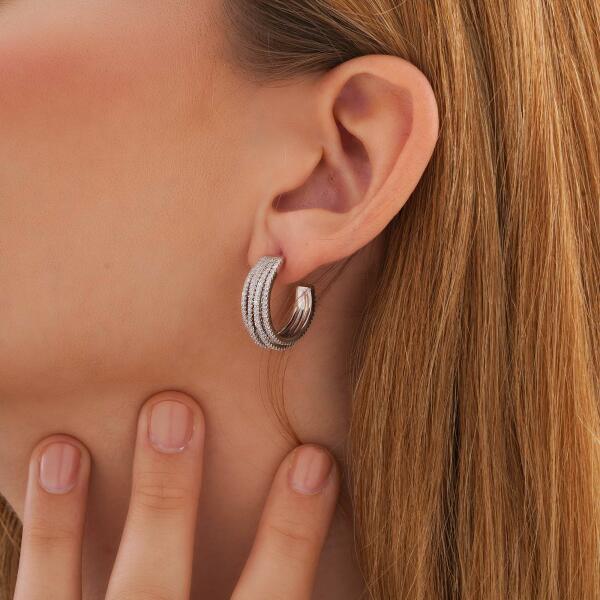 Earrings - Silver White - 0 image 0