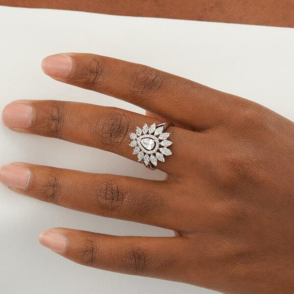 Zircon bridal sets with various designs image 3