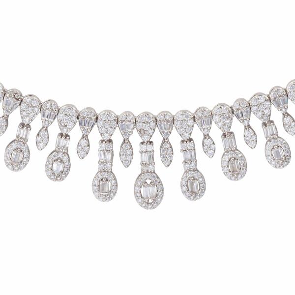 Choker Necklace - Silver White - 0 image 1