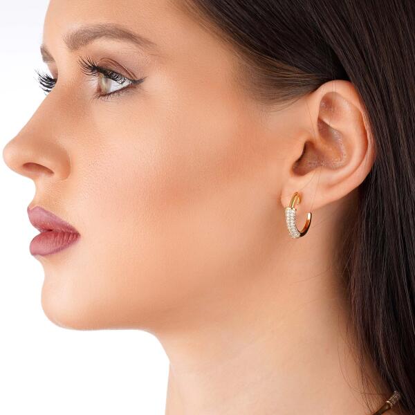 Earrings - Gold White - 0 image 0