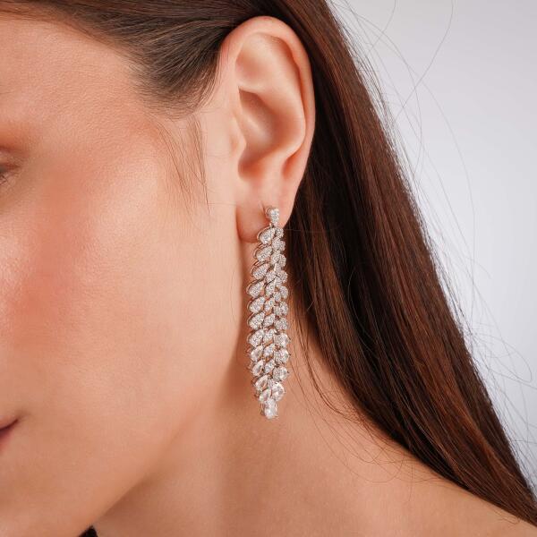 Earrings - Silver White - 0 image 0