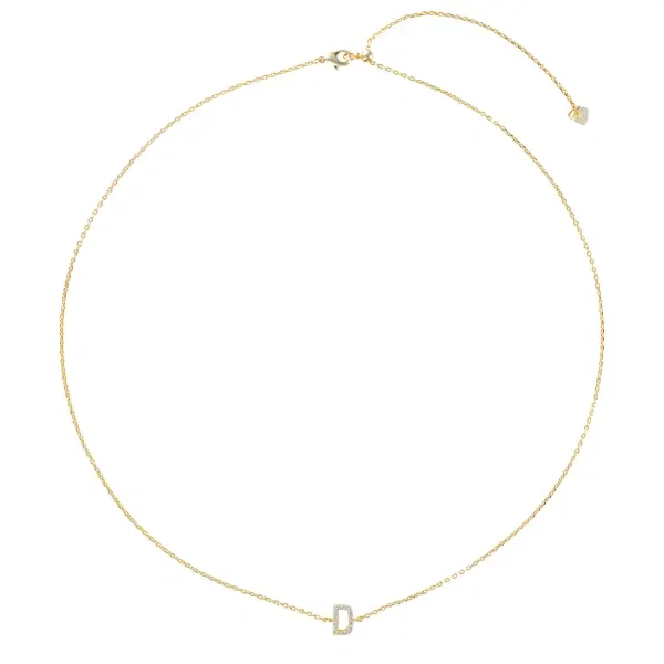 Women's Personalized Initial Letter Necklace image 18