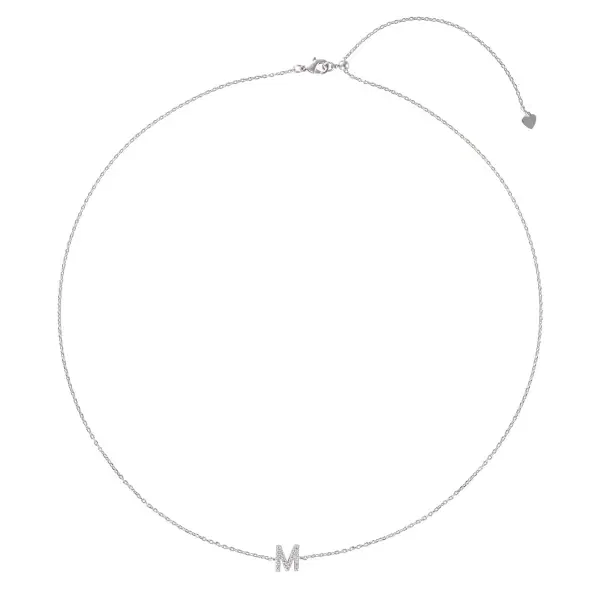 Women's Personalized Initial Letter Necklace image 3