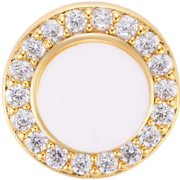Choker Necklace - Gold White - 0 image 3