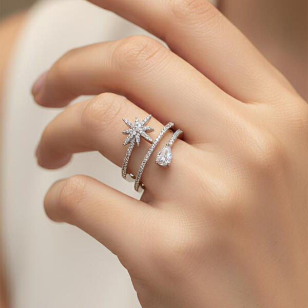 Ring - Silver White - 0 image 0