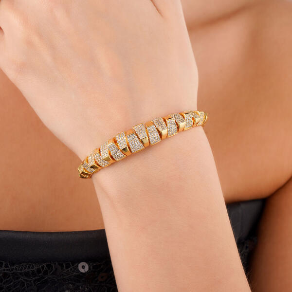 Bangle - Gold White - 0 image 0