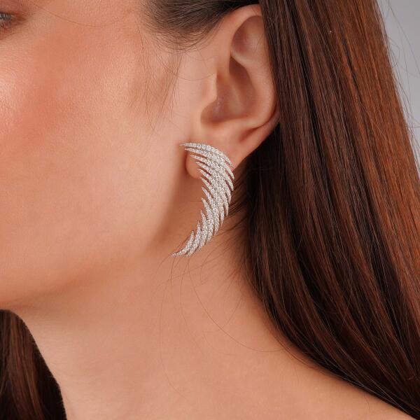 Earrings - Silver White - 0 image 0