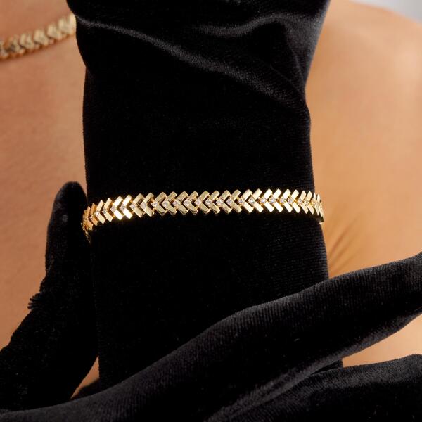 Bracelet - Gold White - 0 image 0