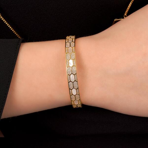 Bangle - OffWhite Gold - 0 image 0