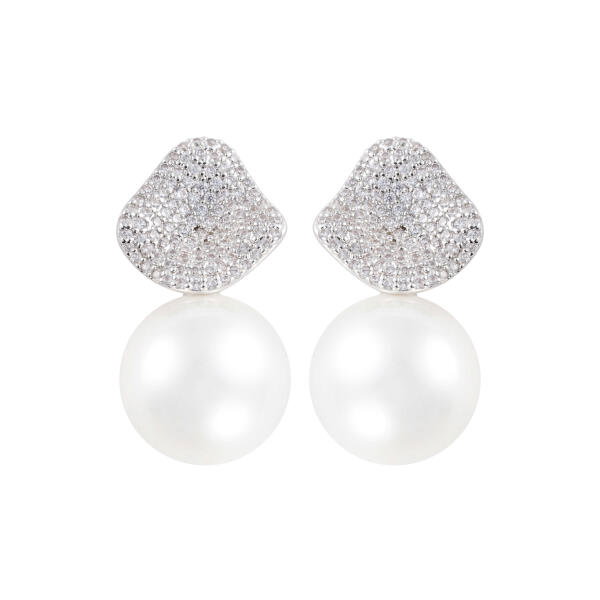 Earrings - Silver White - 0 image 0