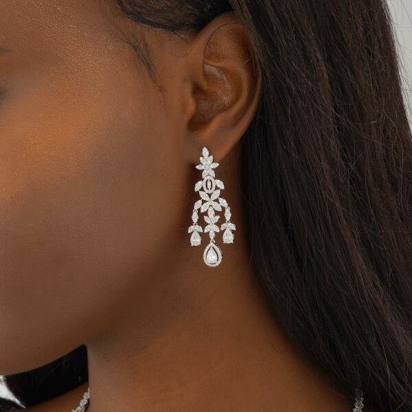 Zircon bridal sets with various designs image 2
