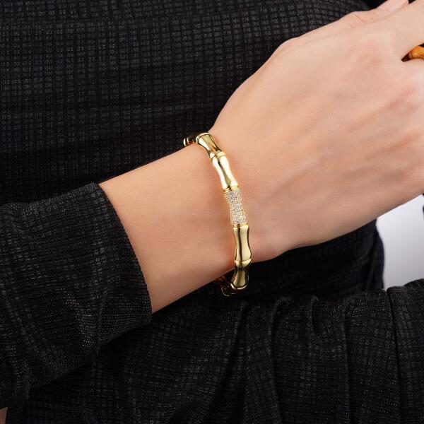Bangle - Gold White - 0 image 0