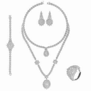 طـــقم - فضي ابيض - 0 image 0