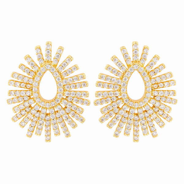 Earrings - Gold White - 0 image 1